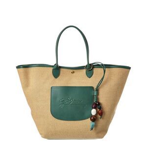 Longchamp Le Pliage Collection Medium Basket Bag, Green